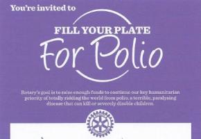 Fill your Plate for Polio - 18th Oct
